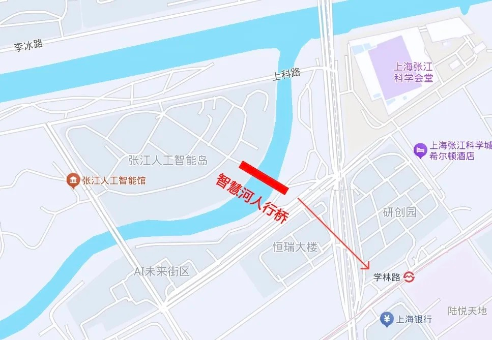 直达地铁站,智慧河上将新建人行天桥